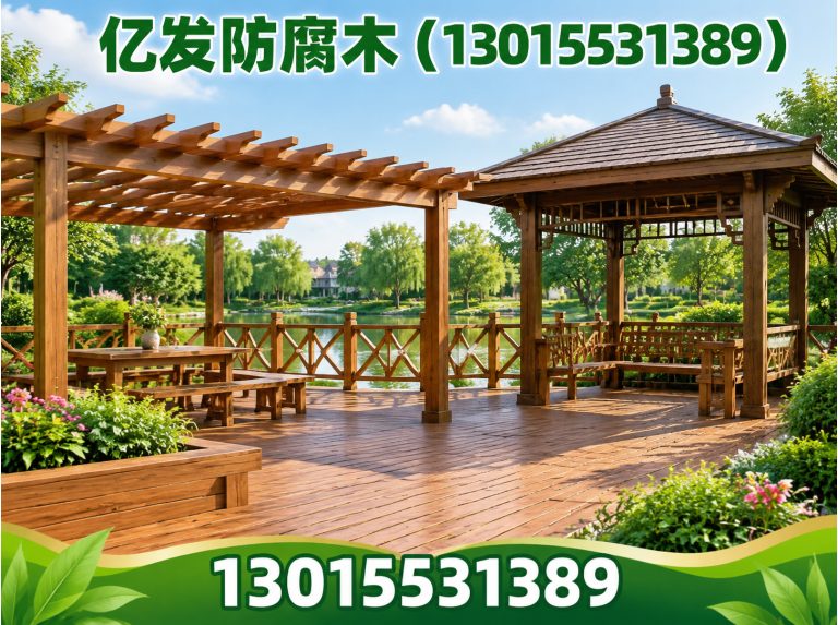 新密市防腐木地板展示图
